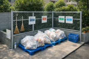 2025年12月26日(金)　ゴミ置き場