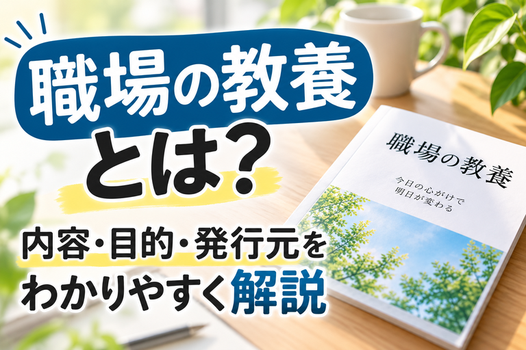 「職場の教養」とは？内容・目的・発行元をわかりやすく解説