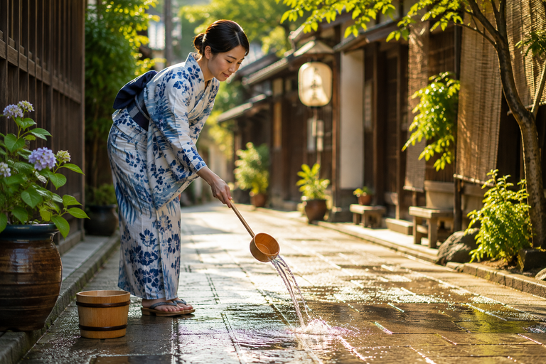 2026年9月1日(火) 　現代の「打ち水」
